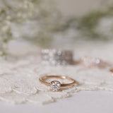 Vintageinspirerad Solitärring med Antikdiamant