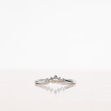 Five Diamond Triangle Ring