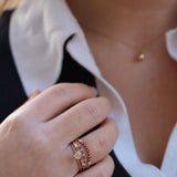 Finished: Not At All Tiny Ring with Light Yellow Sapphire