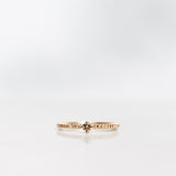 Not So Tiny Sparkle Ring med Champagnediamanter