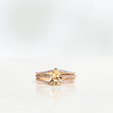 Jade Petite Wave Half Ring