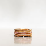 Jade Petite Ring med Champagnediamanter