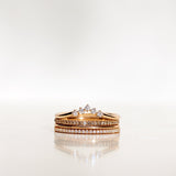 Jade Petite Ring med Champagnediamanter