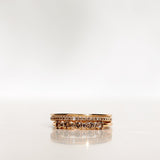 Jade Petite Ring med Champagnediamanter