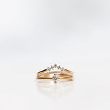 Jade Petite Wave Half Ring
